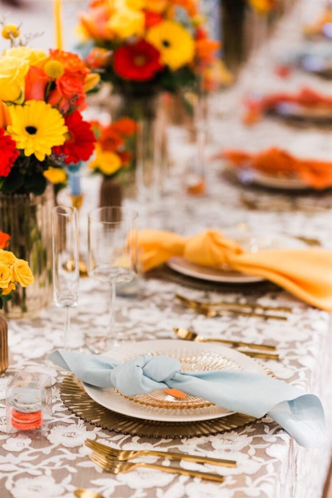 Blue & Yellow Linens